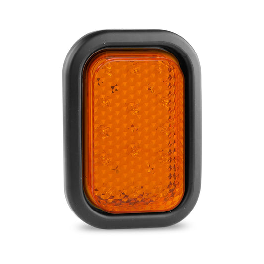 LED Autolamps 130AMG Rectangle Rear Indicator Lamp with Grommet & 3 Pin Plug