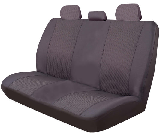 Ilana Car Seat Covers Venice Size 06H Universal Rear Charcoal - 2/VEN06HCHA (Bulky Item - Freight Applies)