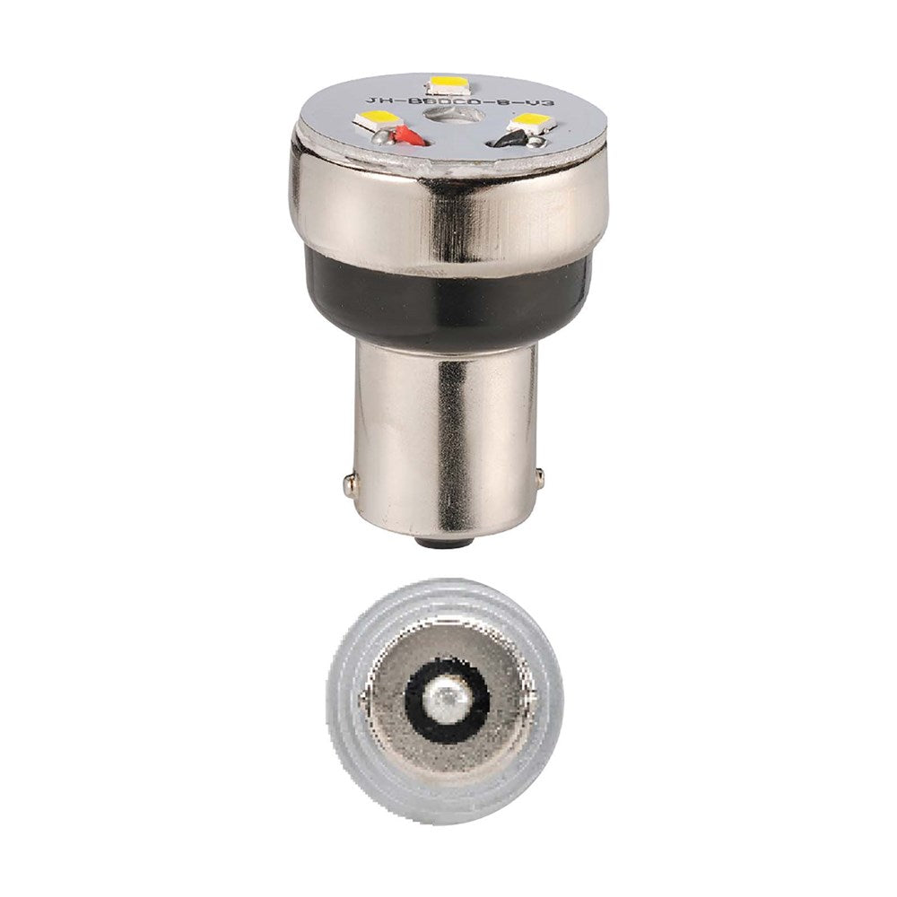 Narva 72574BL ‘Reverse Alert' Fixed Output Reversing Alarm With 12V BA15S LED Globe 87 Decibels