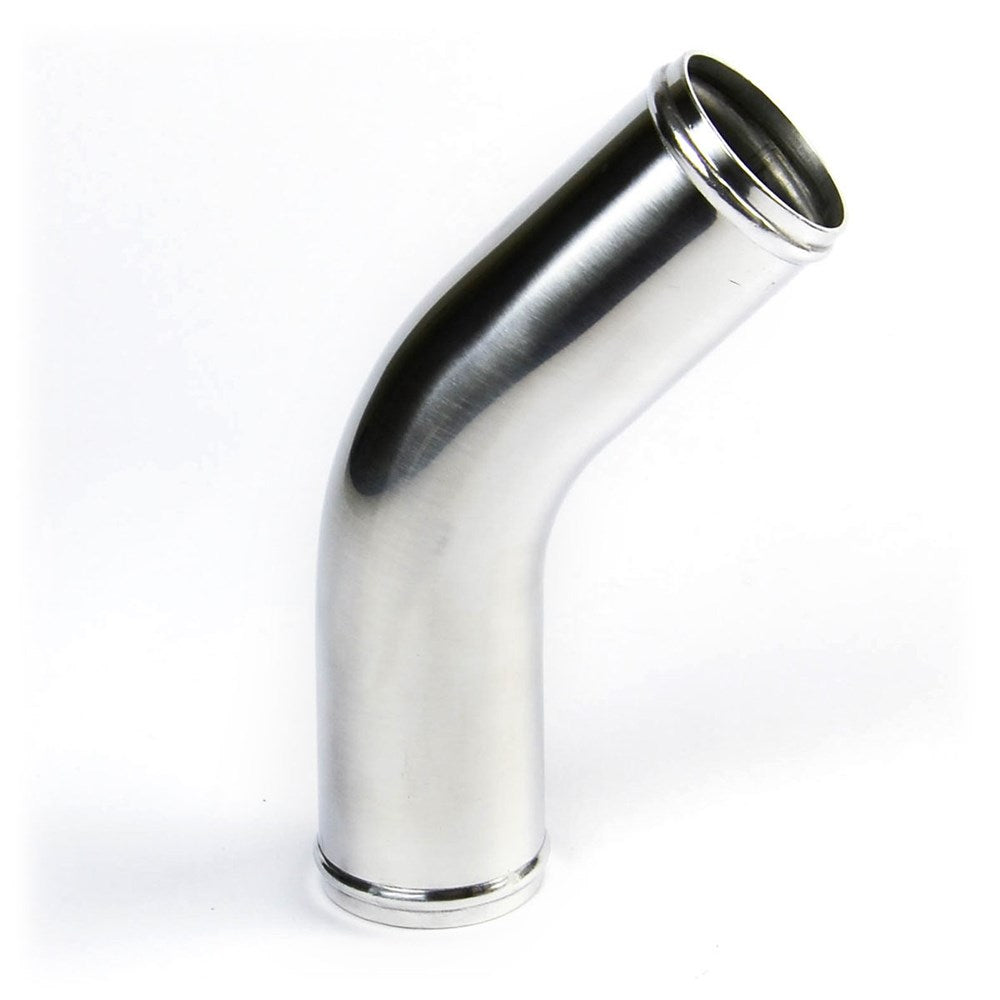 SAAS SP63452 - 2.5 Inch (63mm) Diameter Polished Aluminium 45 Degree Joiner Pipe