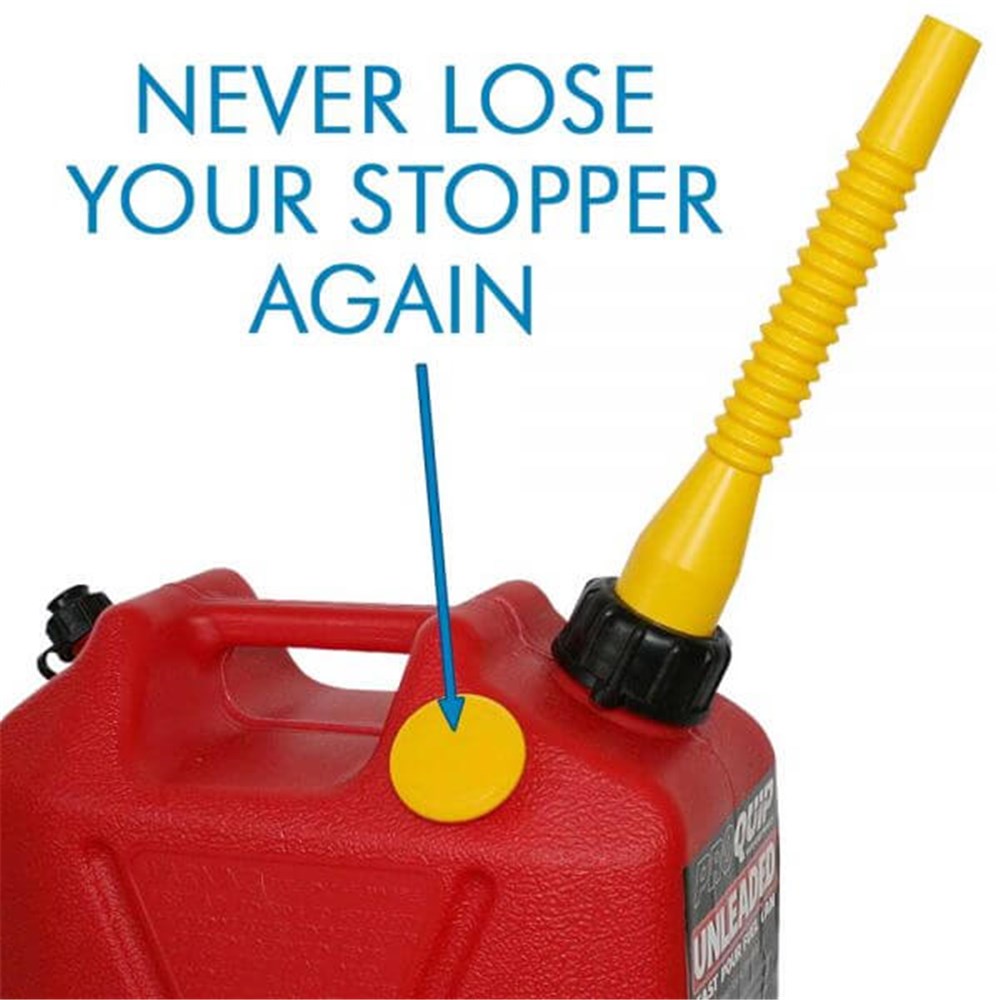 Pro Quip 10L Plastic Fast Pour Fuel Jerry Can - Unleaded Petrol Red - 1008 (Bulky Item - Freight Applies)