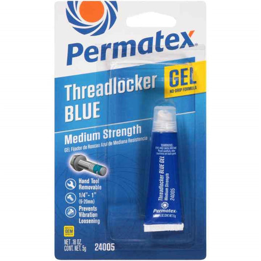 Permatex Medium Strength Threadlocker Blue Gel 5G - 24005 - PX24005