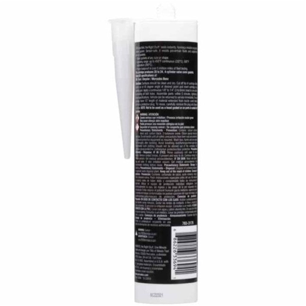 Permatex The Right Stuff 1 Minute Gasket Maker Black 300Ml - 33694 - PX33694