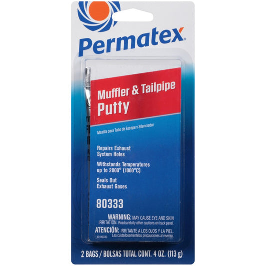 Permatex Muffler And Tailpipe Putty 2 Bags - 80333 - PX80333