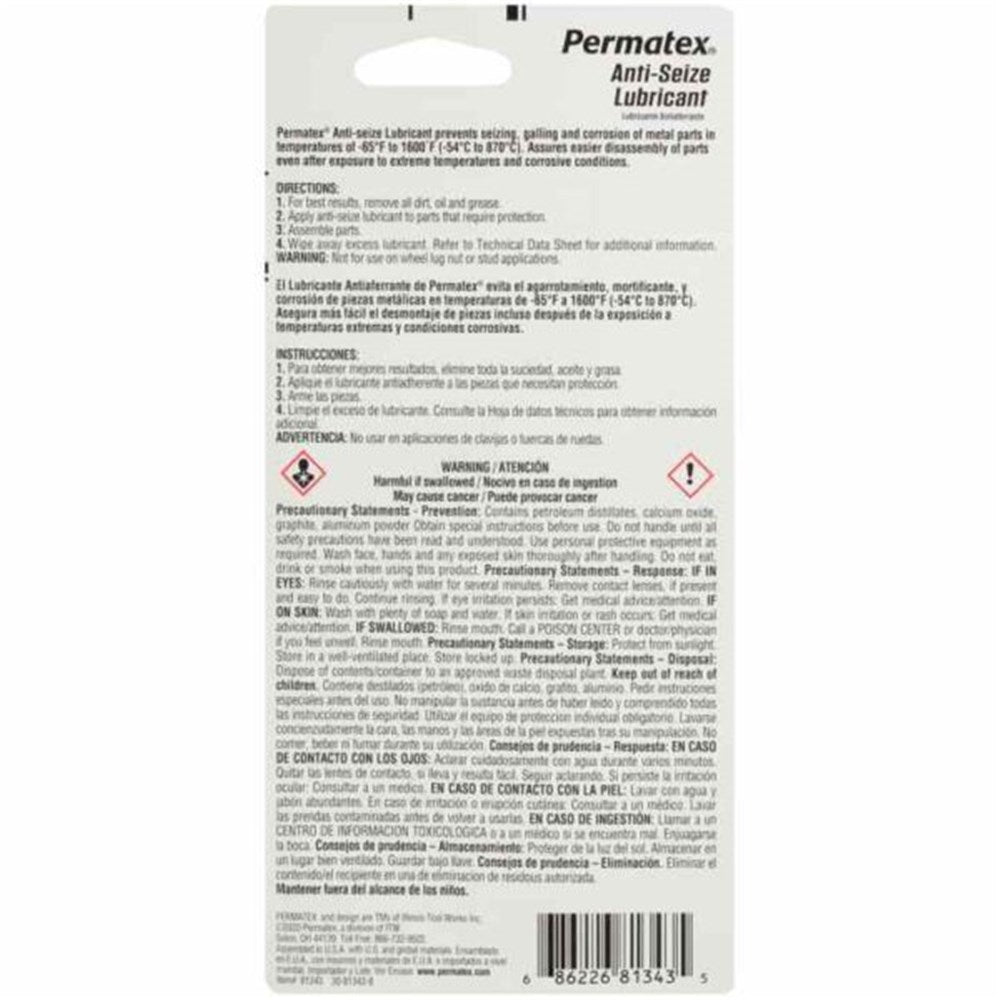 Permatex Anti-Seize Lubricant 28G - 81343 - PX81343