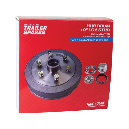 ASTSS Land Cruiser Type 6-Stud 10" Hub Drum (6x139.7) to Suit SLM Bearings - R1922C (Bulky Item - Freight Applies)
