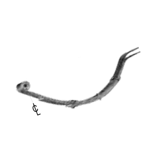 ASTSS 450kg 780mm Long 5-Leaf (6x45mm) Slipper Spring (Dacromet) - R5154G (Bulky Item - Freight Applies)