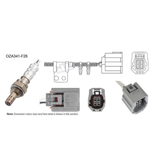 NTK Oxygen Sensor - OZA341-F26