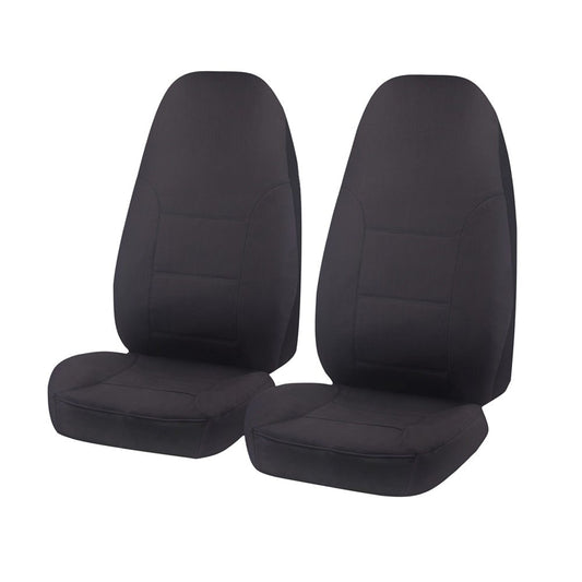 MyCar All Terrain Canvas Universal Size 60 Front Seat Covers - Charcoal - ALA2508 (Bulky Item - Freight Applies)