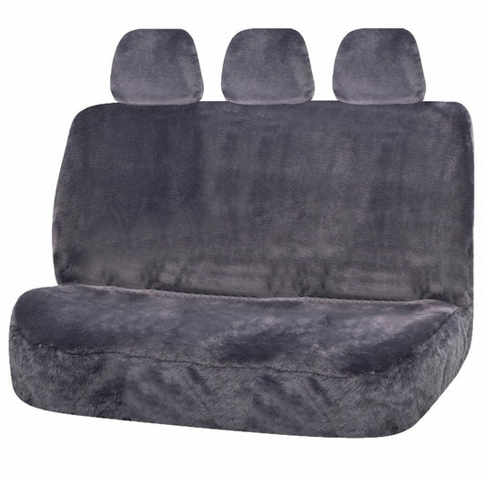 MyCar Universal Rear Seat Covers Size 06/08H - Grey Finesse - FAUX08H07