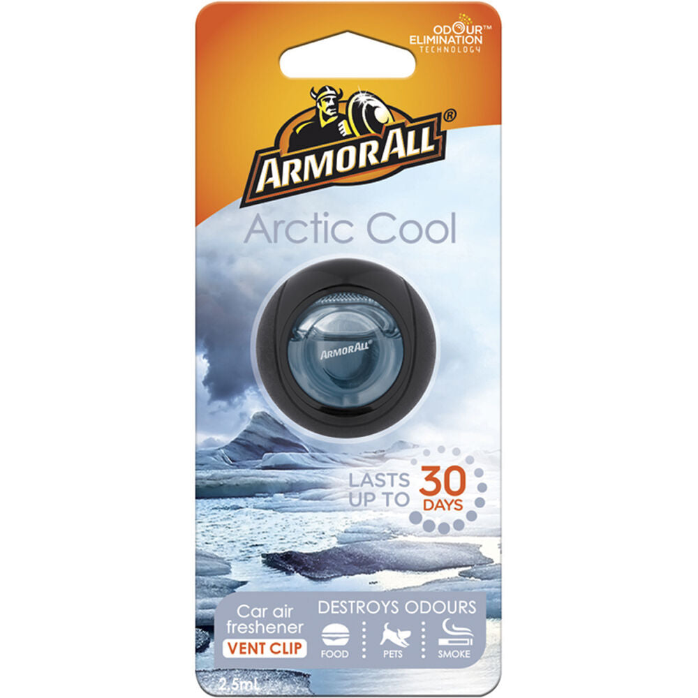 Armor All Essential Blends Arctic Cool AIR Freshener - AMAIRAC1/6AU