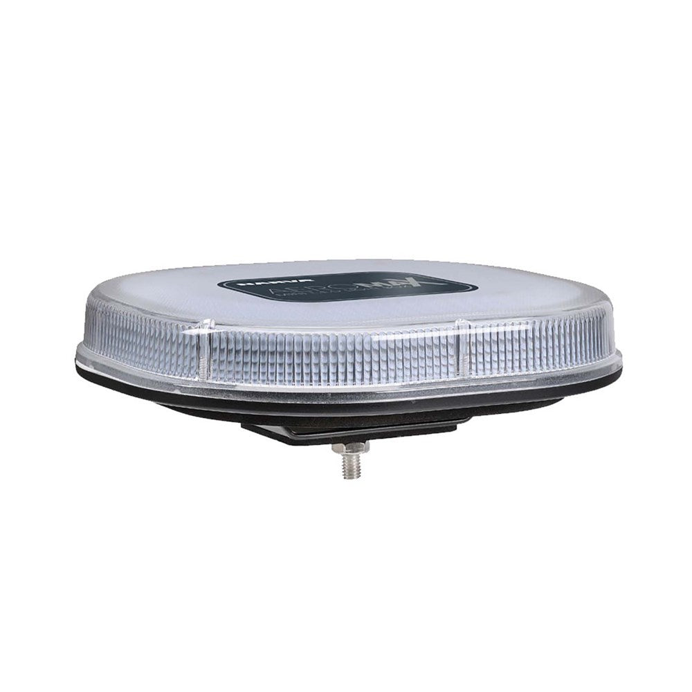 Narva 85011Ag 12/24V Aeromax Mini LED Light Box (Amber/Green) Single Bolt Mount With Clear Lens