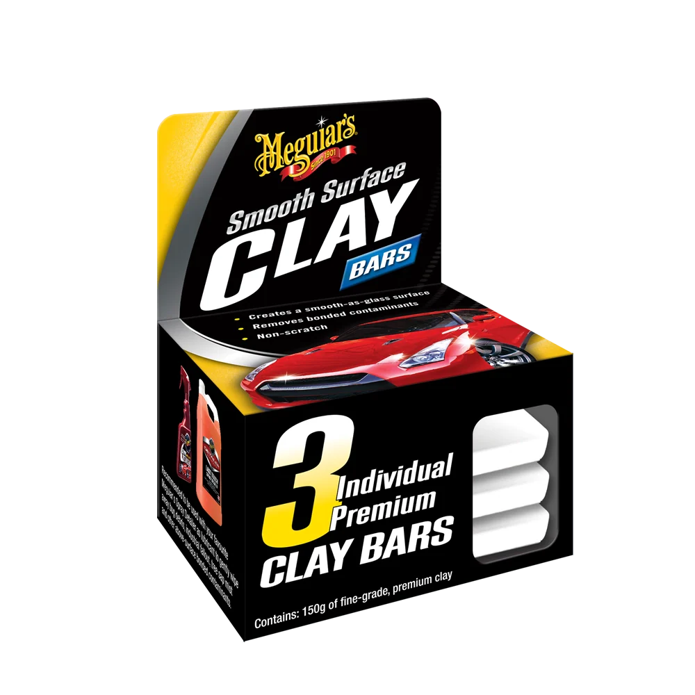 Meguiar's Smooth Surface Clay Bar 3 Pack - G1117