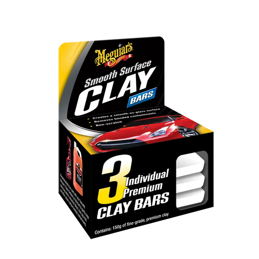 Meguiar's Smooth Surface Clay Bar 3 Pack - G1117