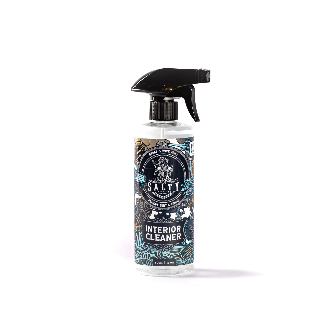 Salty Captain Interior Cleaner for use on 4WDs, Boats, PWCs & RVs 500mL - DETINTC500ML