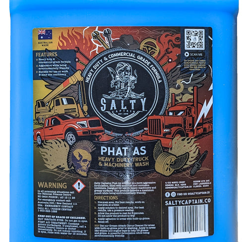 Salty Captain Phat As Truck and Machinery Wash - 20L - DETPHAA20L (Bulky Item - Freight Applies)