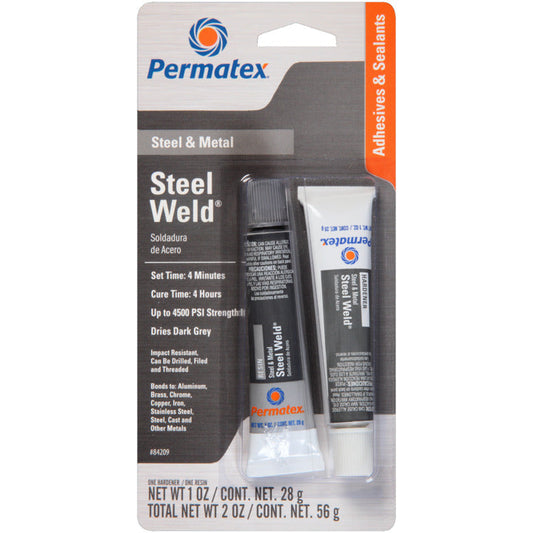 Permatex Steel Weld 56g Dries Dark Grey - 84209 - PX84209