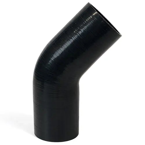 SAAS 45Deg 4 Ply Silicone Hose 82mm x 82mm Black - SSH458282
