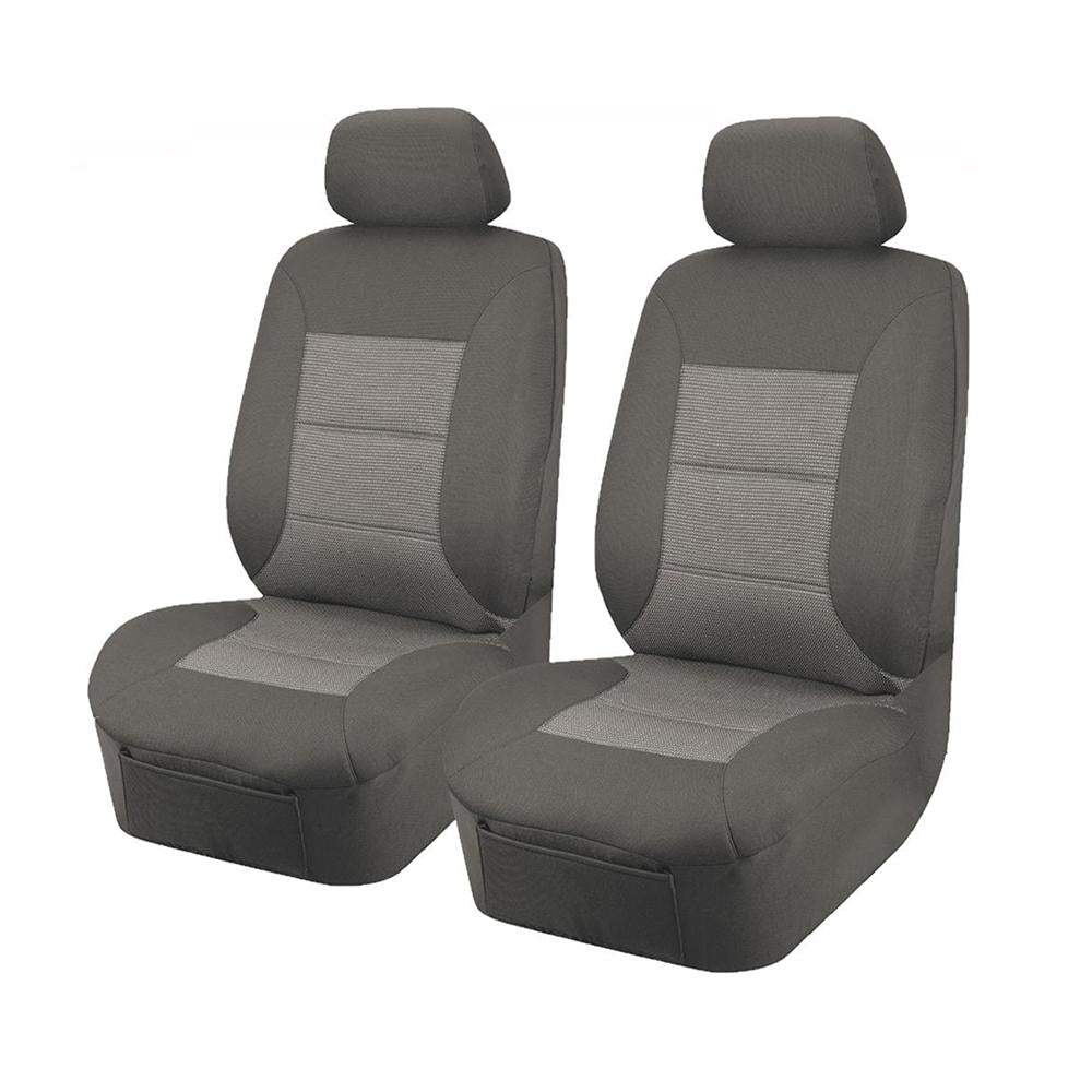 MyCar Universal Front Seat Covers Size 30/35 - Grey Premium - PMA3507