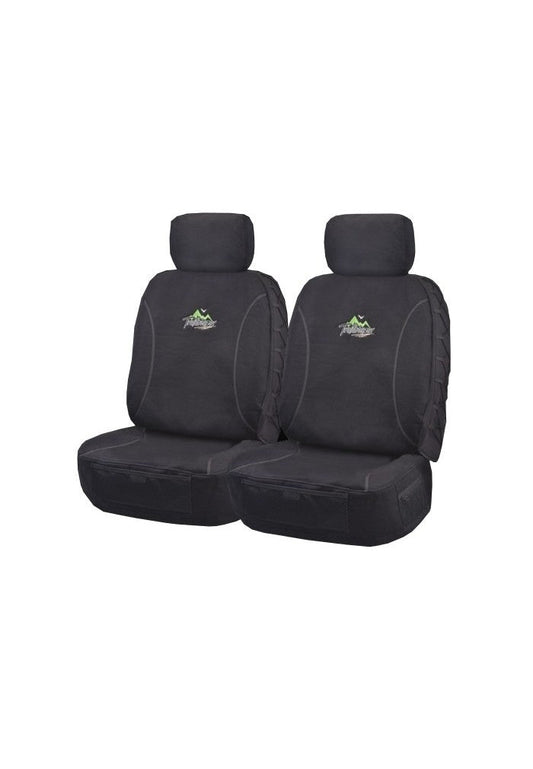 MyCar Trailblazer Universal 30/35 Front Canvas Seat Cover - Black - TRA3504 (Bulky Item - Freight Applies)