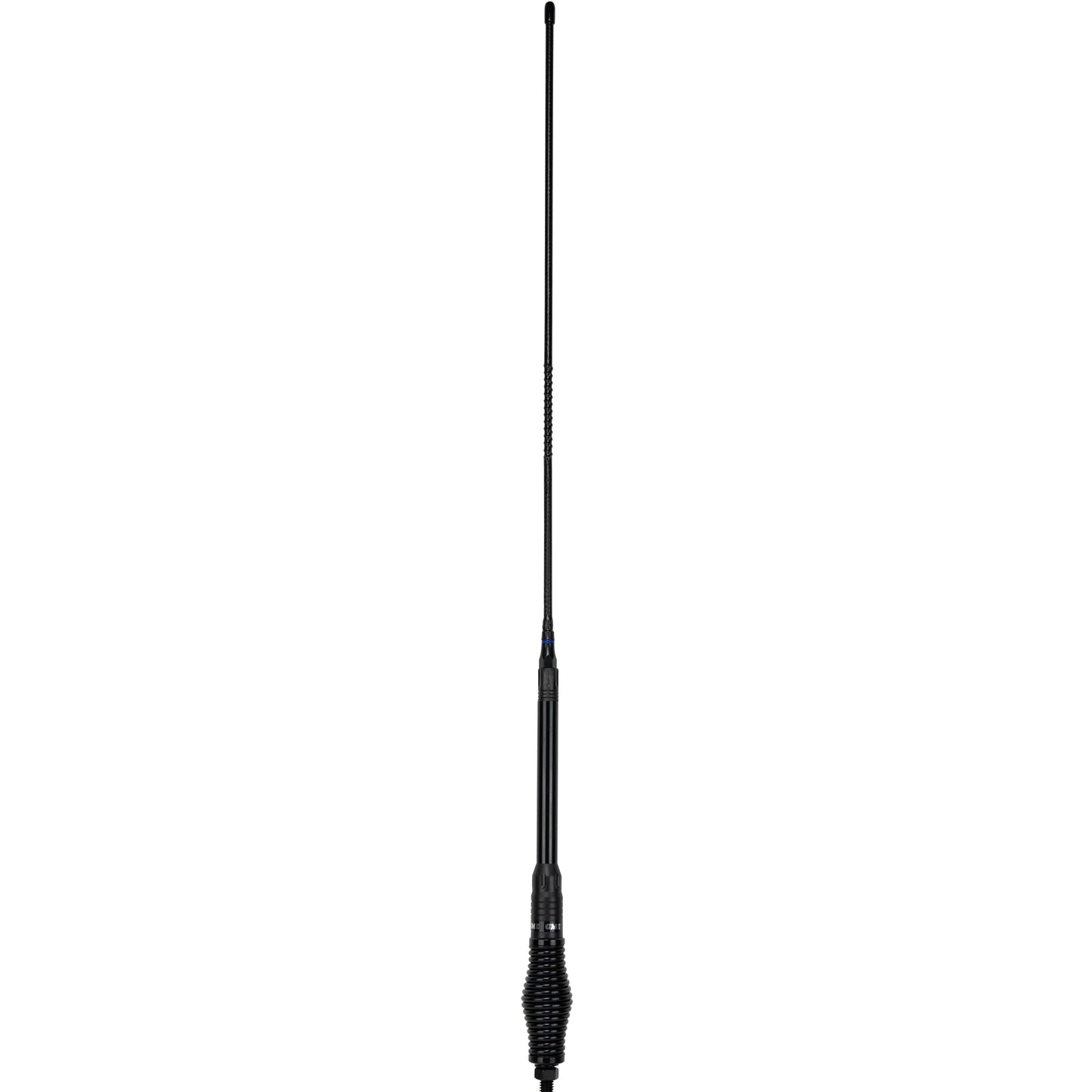 GME AE4018BK1 970mm Elevated Feed Base, AS002B Spring, Fibreglass Colinear Antenna (6.6dBi Gain) - Black