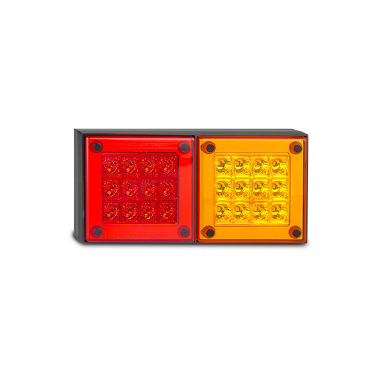 LED Autolamps 280ARM Rear Combination LED Lamp Mini Jumbo Twin Assembly - Stop/Tail/Indicator