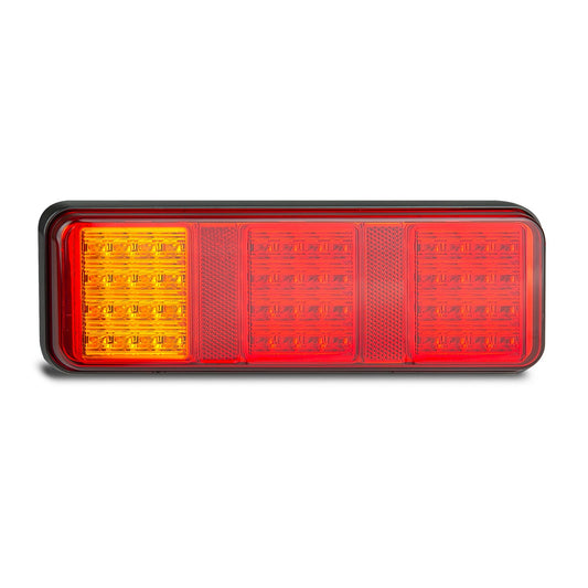 LED Autolamps 283ARRM Rear Combination LED Lamp with Screw or Bolt On Mounting and Reflector - Stop/Tail/Indicator