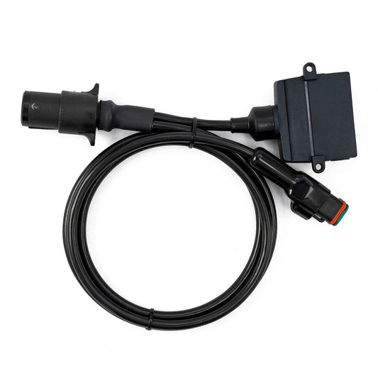 Elecbrakes A7SR-7 Plug and Play Adapter Small Round 7 Pin To Flat 7 Pin
