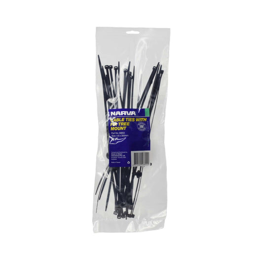 Narva Fir Tree Mount Cable Tie 4.8 X 300mm (25 Pack) 56802
