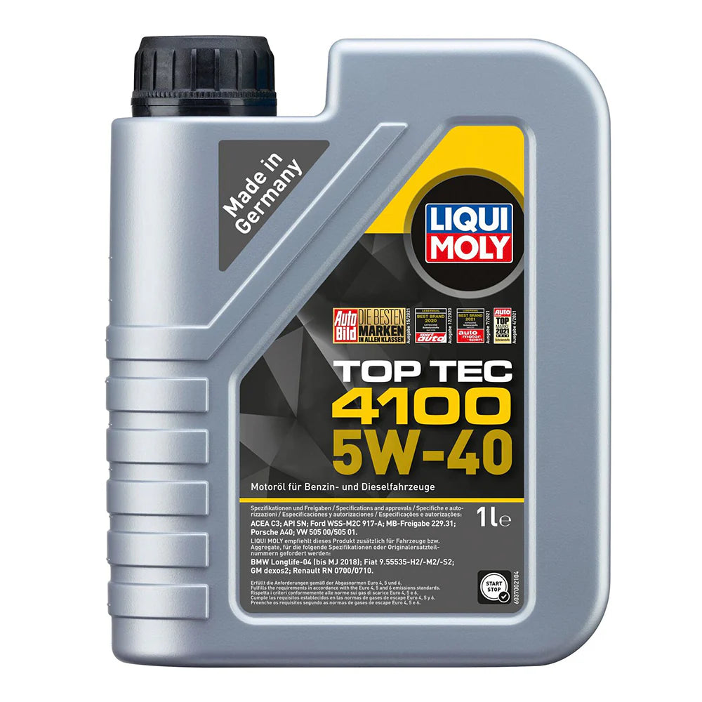 LIQUI MOLY Top Tec 4100 5W-40 Engine Oil 1L - 9510