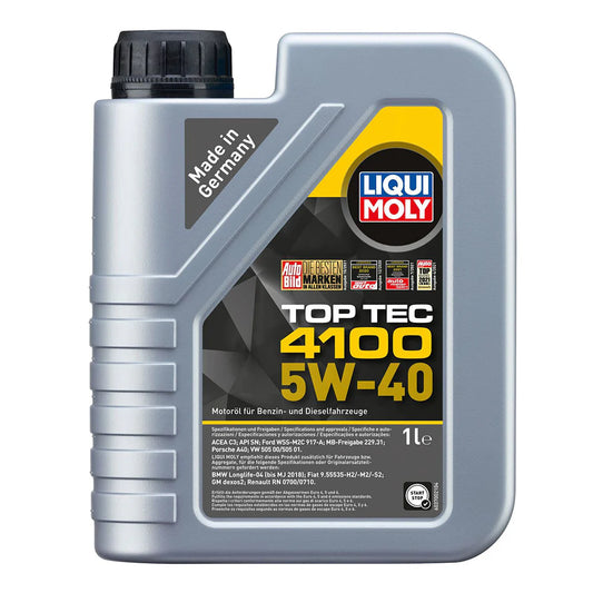 LIQUI MOLY Top Tec 4100 5W-40 Engine Oil 1L - 9510