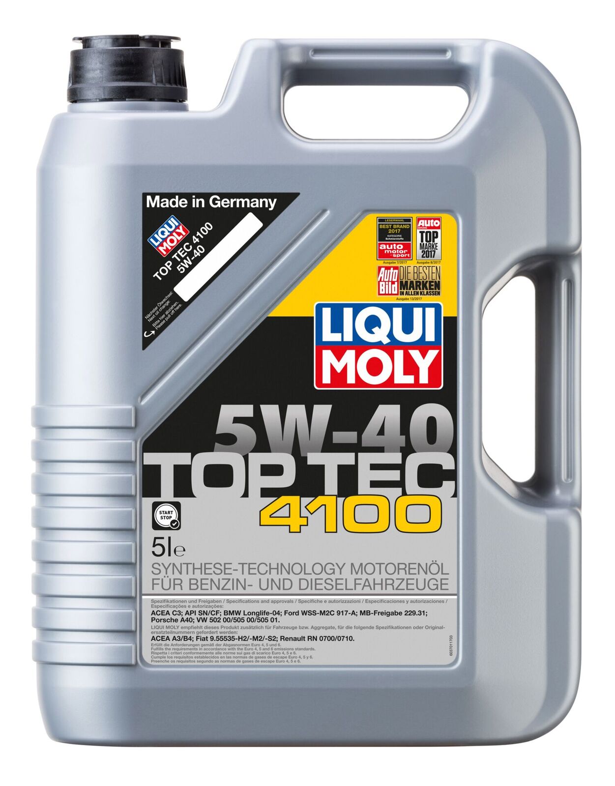 LIQUI MOLY Top Tec 4100 5W-40 5L - 9511