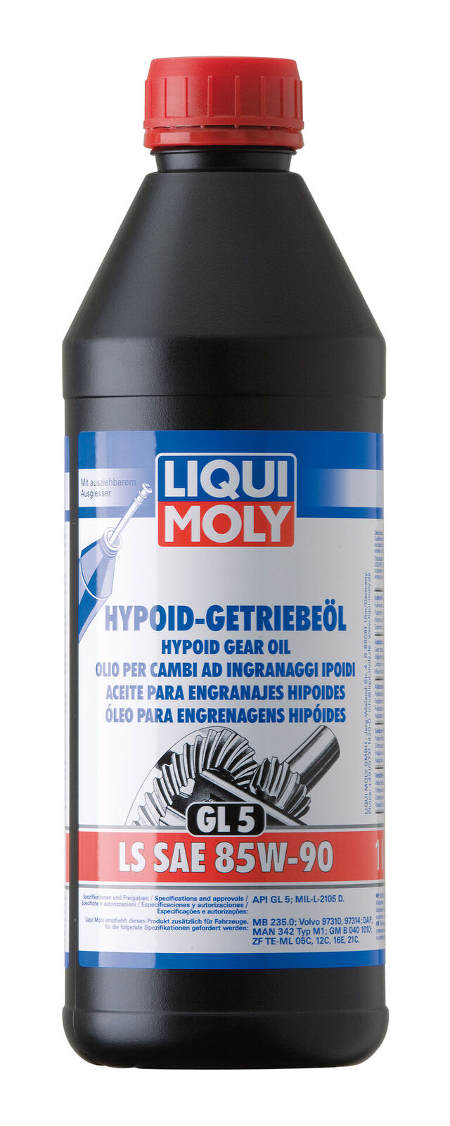 LIQUI MOLY Hypoid Gear Oil 85W-90 1L - 1410