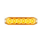 LED Autolamps 120035AM LED Amber Emergency Lamp, 14 Flash Patterns with Synchronisation Wire