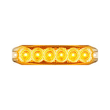 LED Autolamps 120035AM LED Amber Emergency Lamp, 14 Flash Patterns with Synchronisation Wire