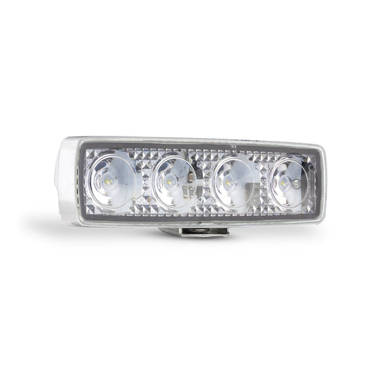 LED Autolamps 13040WM 12 Watt Compact Flood Lamp, White Alloy Base