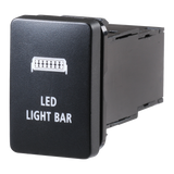 Narva 63302BL OE Style Switch fits Toyota - Non-Illuminated, LED Light Bar