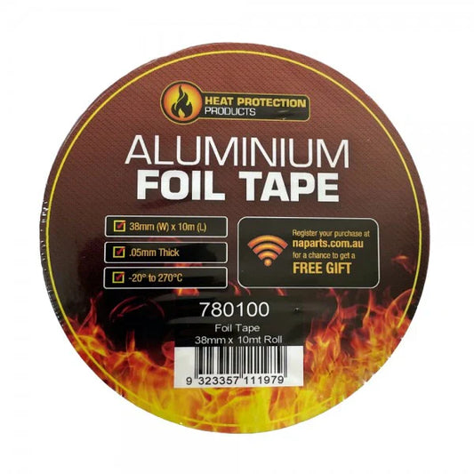 Heat Protection Foil Tape 38mm x 10m Roll - 780100