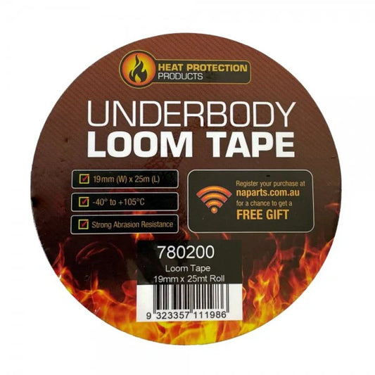 Heat Protection Underbody Loom Tape 19mm x 25m Roll - 780200