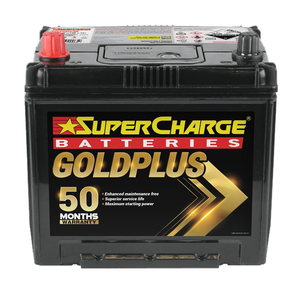 SuperCharge MF75D23R GoldPlus Maintenance-Free 12V Battery (Pickup Only)