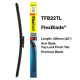 Tridon Flexblade - Top Lock Pinch Tab 22In - TFB22TL