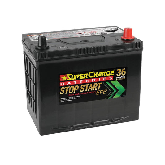 SuperCharge MFD23EF EFB (Enhanced Flooded) Stop Start 12V Battery (Q85, D23 size) (Pickup Only)