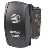Narva 63220BL 12/24V Off/On LED Illuminated Sealed Rocker Switch With ‚ÄúDriving Lights‚Äù Symbol (Blue)