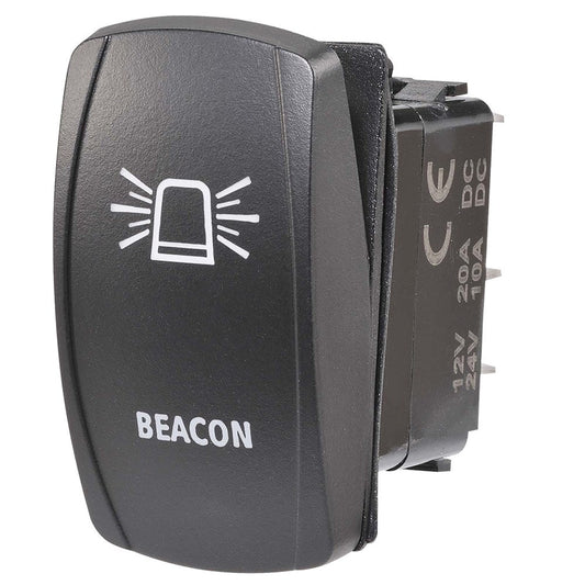Narva 63234BL 12/24V Off/On LED Illuminated Sealed Rocker Switch With ‚ÄúBeacon‚Äù Symbol (Amber)
