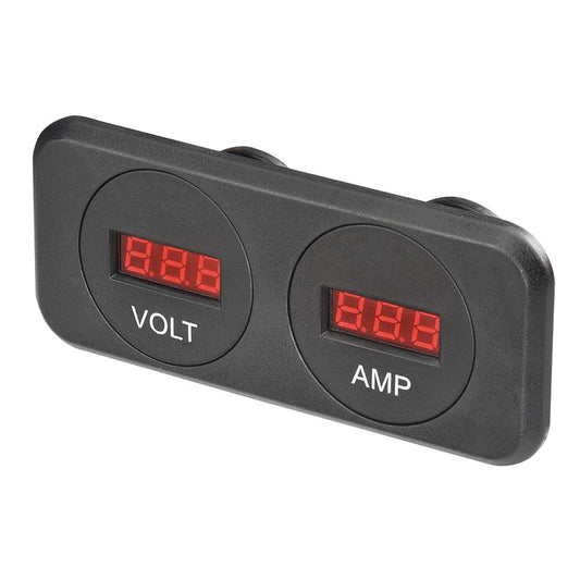 Narva 81148BL Heavy-Duty 12/24V Dc LED Volt And Amp Meters
