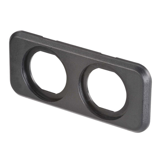Narva 81149BL Twin BLank Flush Mount Housing Black