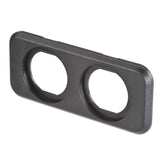 Narva 81149BL Twin BLank Flush Mount Housing Black