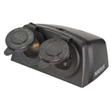 Narva 81165BL Heavy-Duty Twin Surface Mount Accessory/Engel Type Sockets