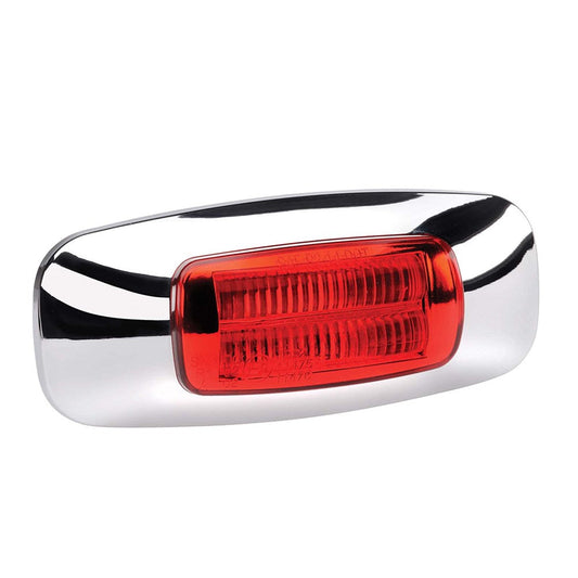 Narva 92414BL 9‚Äì33 Volt Model 24 LED Light Guide Rear End Outline Marker Lamp (Red)