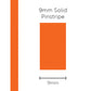 SAAS 11318 Pinstripe 9mm Solid - Orange